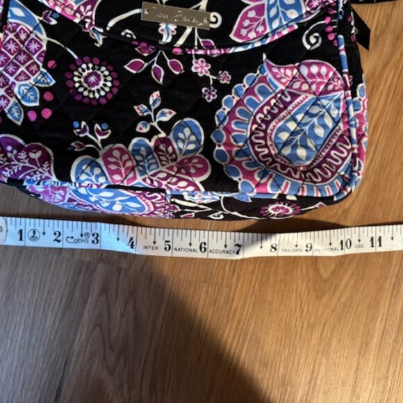 Vera Bradley Blue Purple Retired Alpine Floral Small Crossbody Bag EUC - Picture 6 of 7